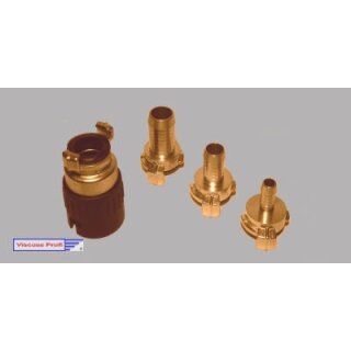 Viscose Profi ® Düse mit Schnellverschlüssen 1/2, 3/4  u.1 Zoll für Kunststoffspritze Modell KU+KU-Q